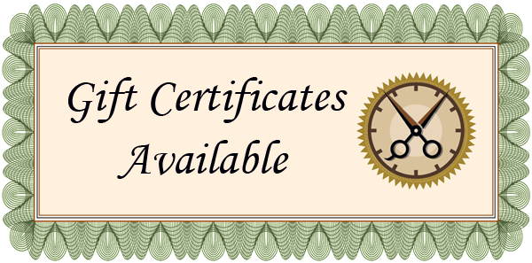 Gift Certificates Available