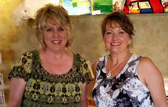 Timeless Trenz salon owners Jennifer Salmon and Mary Jo Lorenz